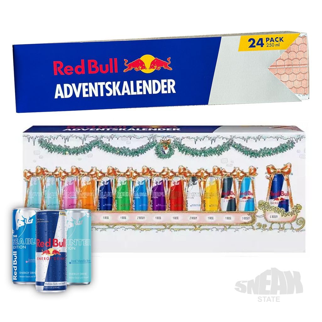 🎉 Energize Your Christmas! Red Bull Advent Calendar – Fuel Every Day of December! 🎅